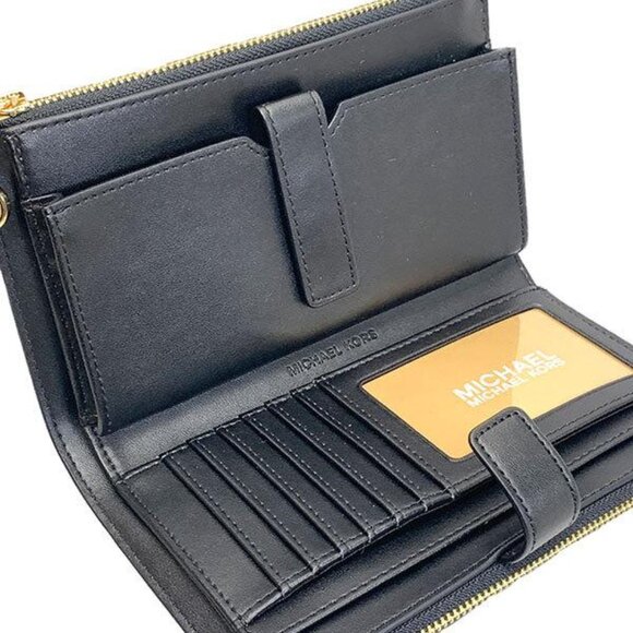 Michael Kors Lg Double Zip Wristlet - 35F1GTVW3R - Black Multi - Picture 6 of 6